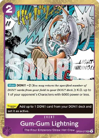 Gum-Gum Lightning (OP09-077)
