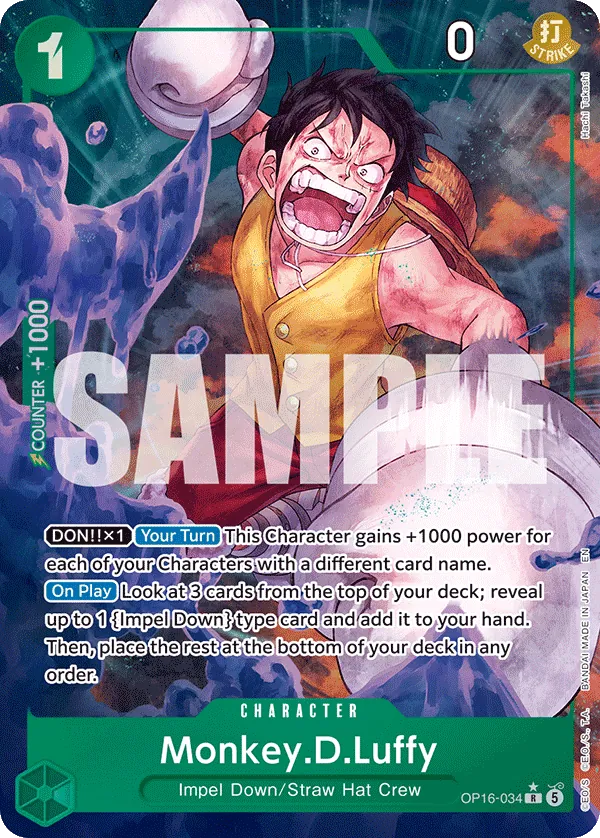 Monkey.D.Luffy (OP16-034)