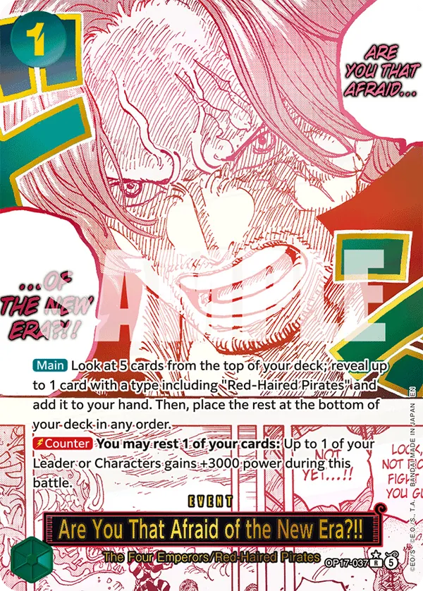 Are You That Afraid of the New Era?!! (OP17-037)