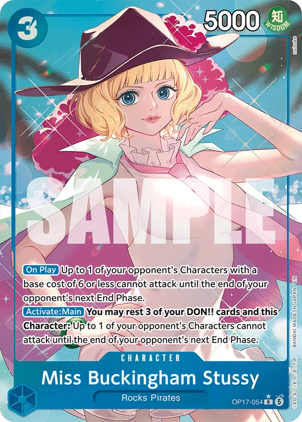 Miss Buckingham Stussy (OP17-054)